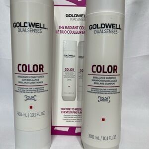 Goldwell Dualsense
The radiant color duo
Shampoo and conditioner